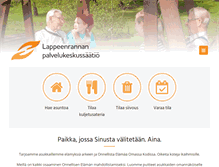 Tablet Screenshot of lprpalvelukeskussaatio.fi